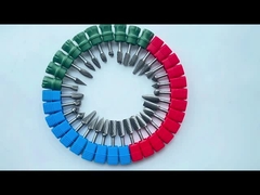 폴리싱 탄화탄소 회전 파일 이중 절단 텅스텐 강철 썰기 머리