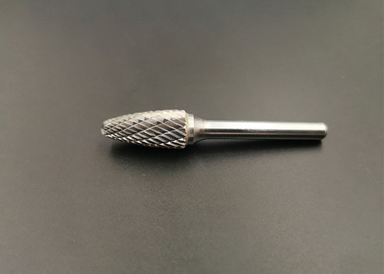 품질  25mm Double Cut Rotary Cone Carbide Burr For Grinding / Polishing 공장