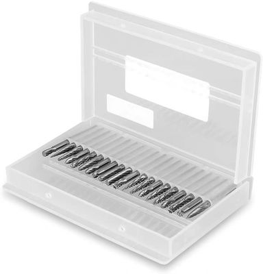 좋은 가격 20PC 더블 컷 카바이드 버 세트 - 0.118
