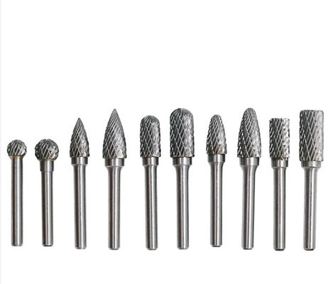품질  Brazed Double Cut Rotary Files Carbide Burrs Set 50000RPM 공장