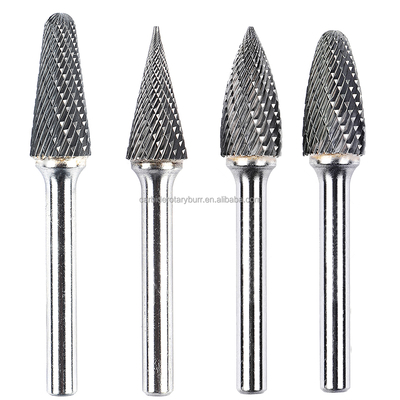 좋은 가격 10pcs 텅스텐 탄화물 Burr 세트 6mm 1/4 턱 금속 나무를 위한 이중 절단 온라인으로