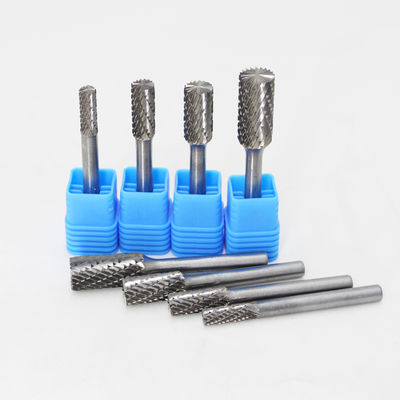 좋은 가격 3x6mm Sharpening Double Cut Abrasive Burr Grinder Bits Tungsten Carbide Cylinder Flat End Carbide Burs 온라인으로