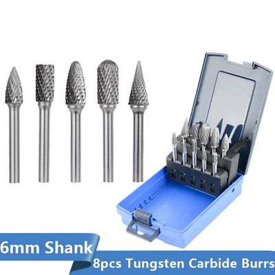 좋은 가격 금속 목재 연삭 조각 연마 텅스텐 로타리 버 세트 10pcs 6mm 온라인으로
